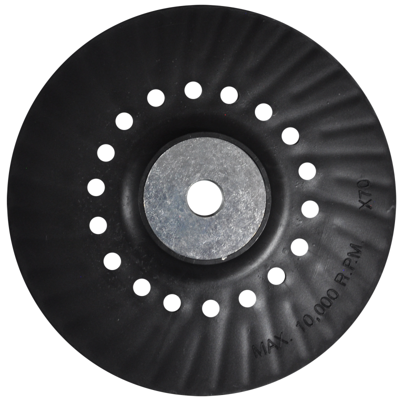 Respaldo para montar discos de lija de 7" en esmeriladora angular de 178 x 15.9-11 mm