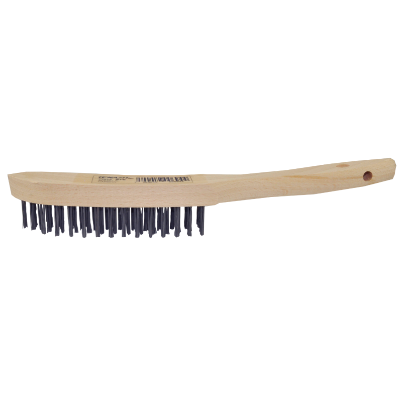 Cepillo manual de 290 x 35 mm para limpieza manual de superficies metálicas y remoción de soldadura, corrosión, fundición, plástico y cualquier adherencia